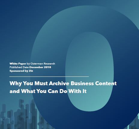 Why You Must Archive Business Content and What You Can Do With It