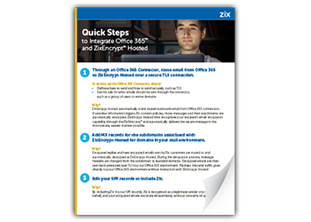 Quick Steps to Integrate Office 365 & Zix