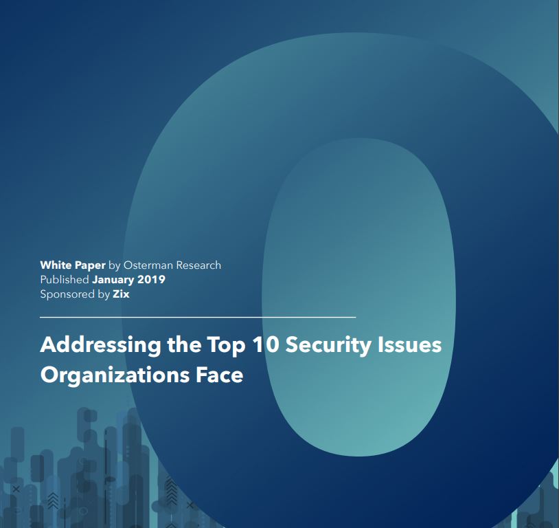 Addressing the Top 10 Security Issues Organizations Face