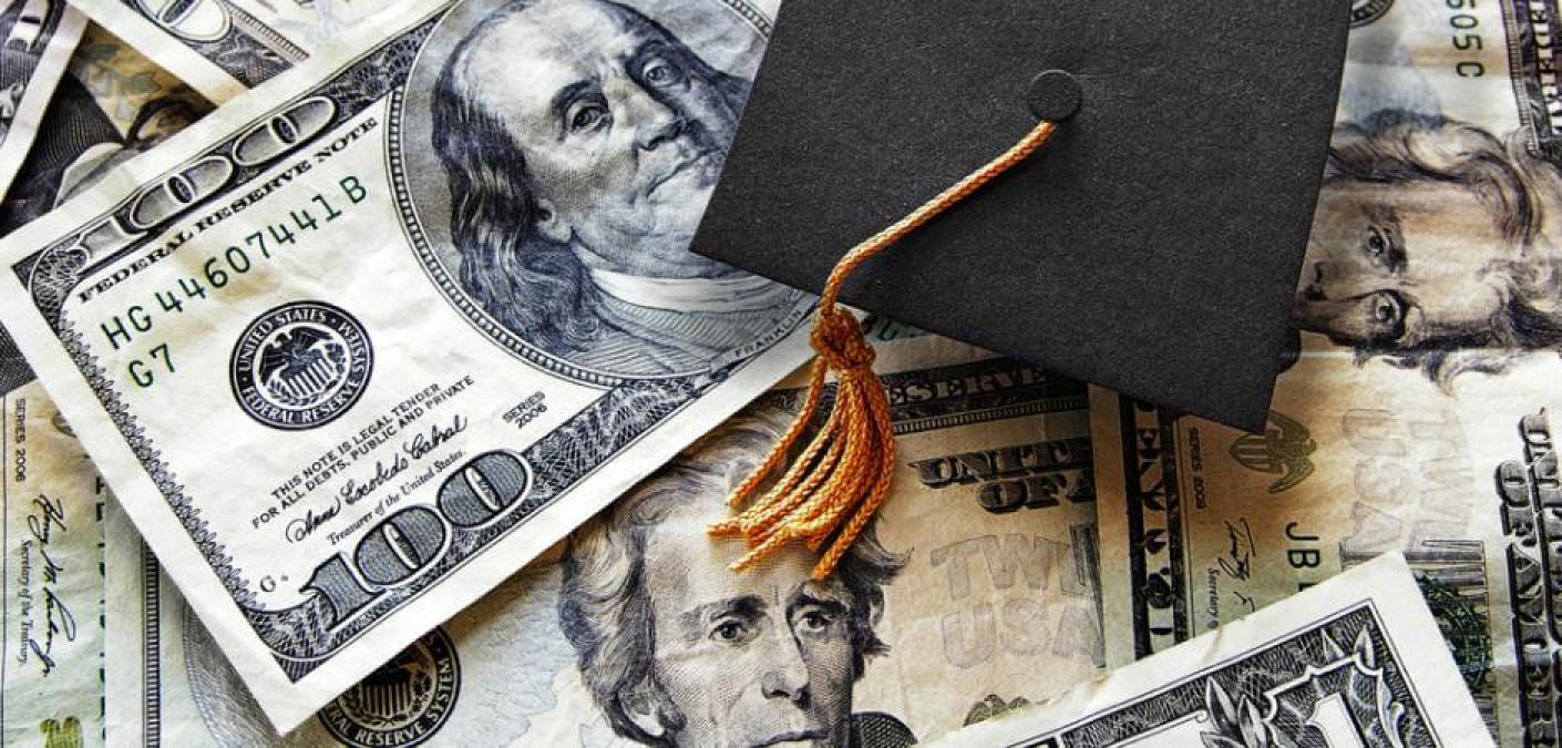 Money and graduation cap