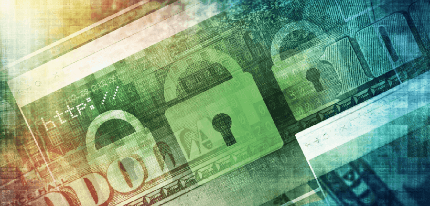 dollar and padlock graphic