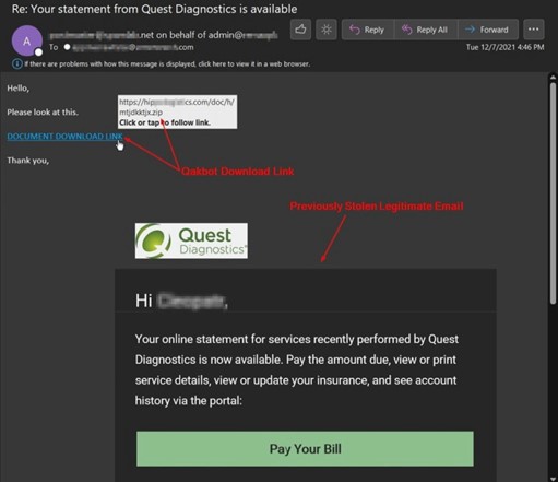 Qakbot Email